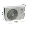 Klimatyzator Split, Pompa ciepła powietrze - powietrze ELECTROLUX Hell 4D AirFlow EACS/I-09HEL/N8 EEC z usługą montażu